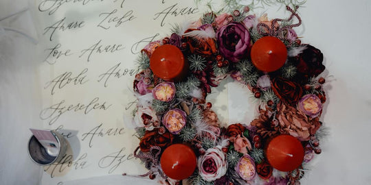 DIY Christmas Flower Crafts: Unique Ways to Use Blooms for the Holidays shot by The Little Market Bunch in Melbourne.