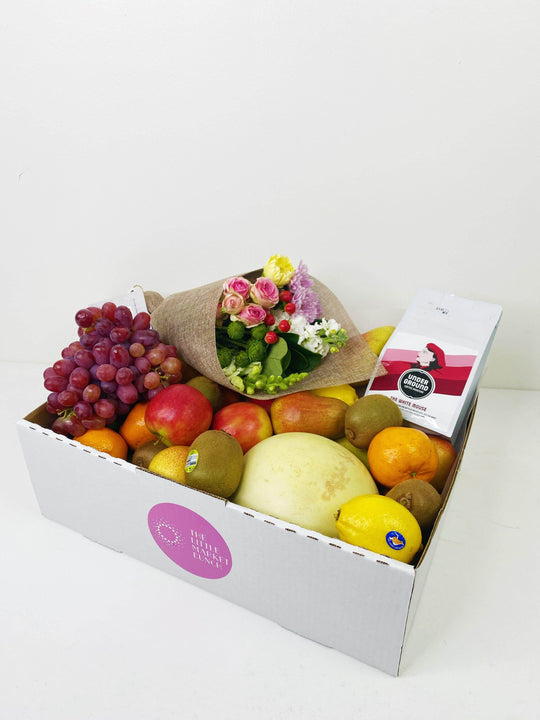 The Little Flower Fruit Pack & Under Ground Coffee shot by The Little Market Bunch in Melbourne.