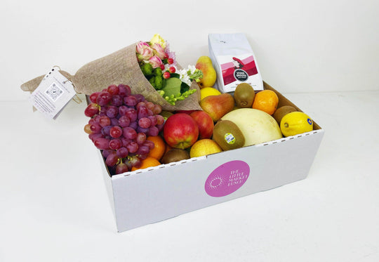 The Little Flower Fruit Pack & Under Ground Coffee shot by The Little Market Bunch in Melbourne.