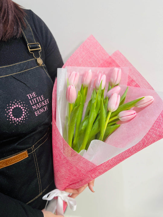 Tulip Bouquet shot by The Little Market Bunch in Melbourne.