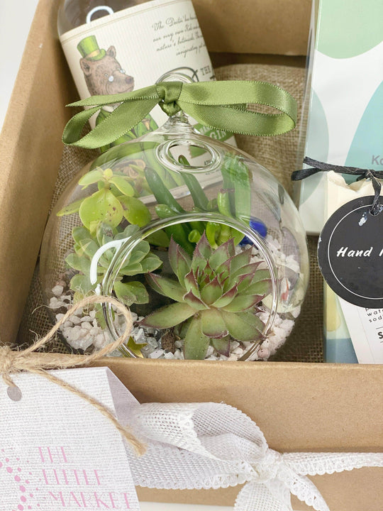 Hanging Bowl Gin Gift Box shot by The Little Market Bunch in Melbourne.