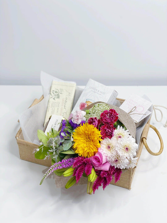 Make your own gift box (Flowers & Addons EXCLUDED) shot by The Little Market Bunch in Melbourne.