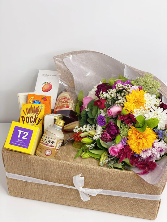 Make your own gift box (Flowers & Addons EXCLUDED) shot by The Little Market Bunch in Melbourne.