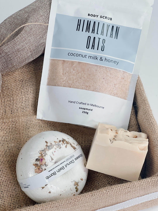 Soapmaid Hand Made Soap Gift Box shot by The Little Market Bunch in Melbourne.