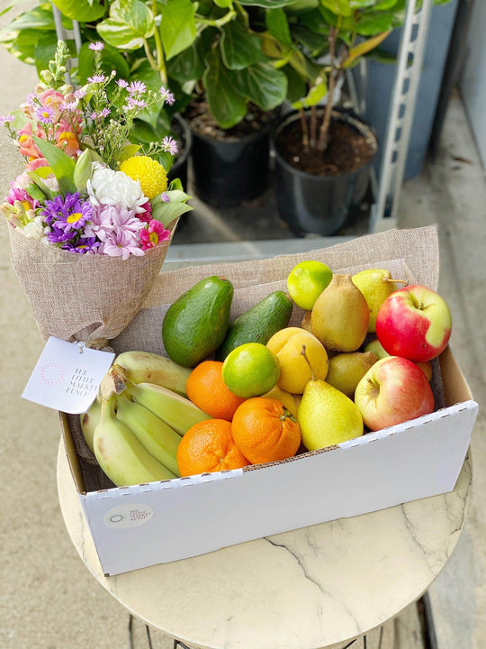 The Little Flower Fruit Pack shot by The Little Market Bunch in Melbourne.