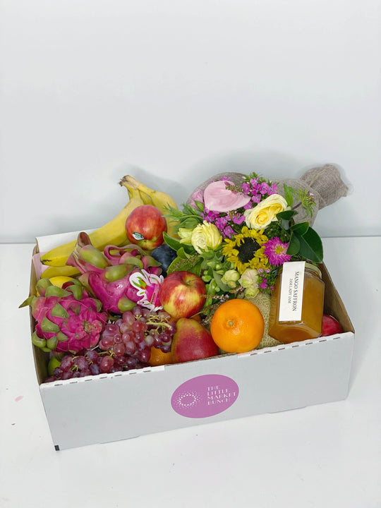 The Little Fruit pack & Flowers & Jam Lady shot by The Little Market Bunch in Melbourne.
