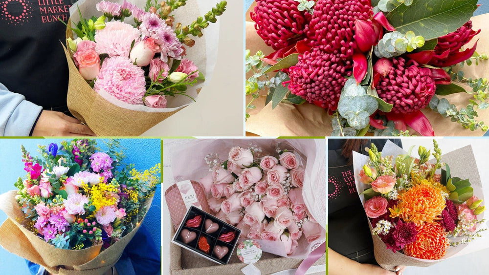 Trending Hand-Tied Bouquets and Arrangements from The Little Market Bunch