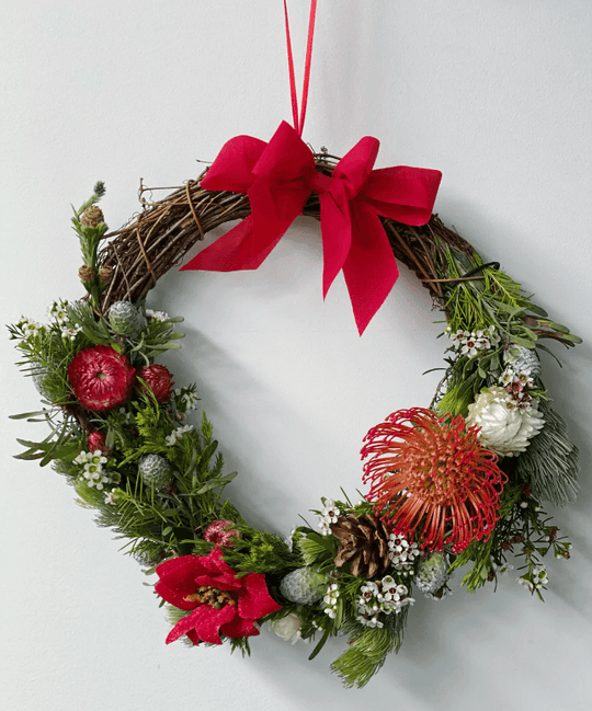 What Makes Flowers Gift Box A Perfect Gift For Christmas? shot by The Little Market Bunch in Melbourne.