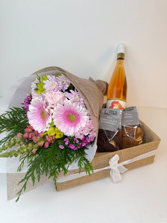 
                  
                    Premium Biscuits & Wine Gift Box
                  
                