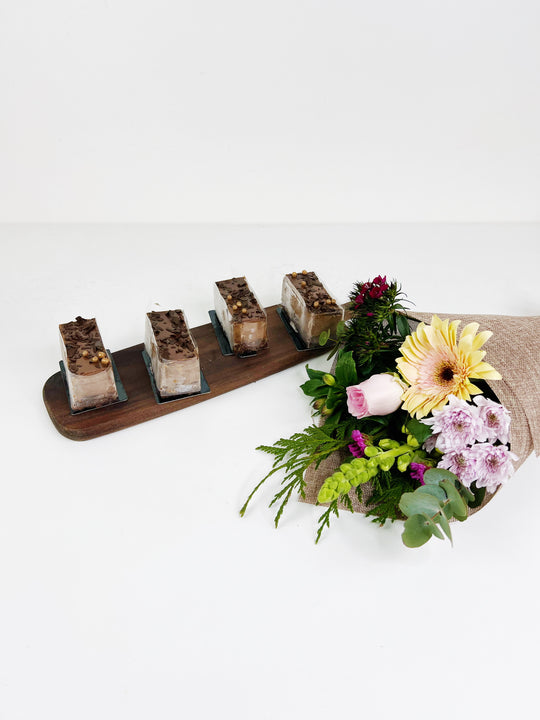 
                  
                    Mosaic French Patisserie Cake & Flower BUNDLE
                  
                