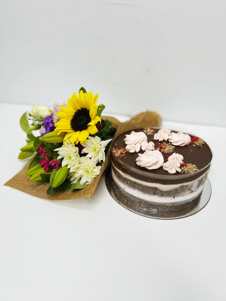 
                  
                    Celebration Cake & Flower Bundle
                  
                