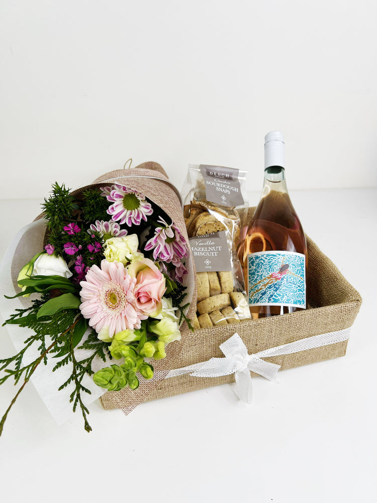 
                  
                    Dench Biscuits & Wine Gift Box
                  
                