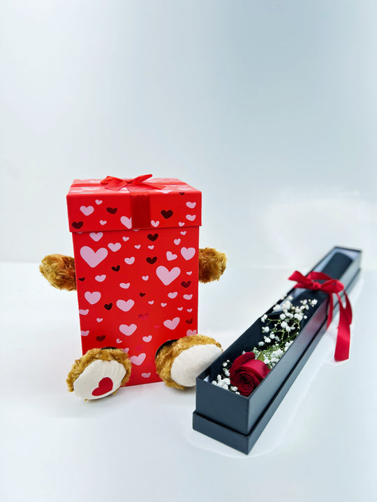 
                  
                    Love You Long Rose Box & Mystery Be Mine Box Bear
                  
                