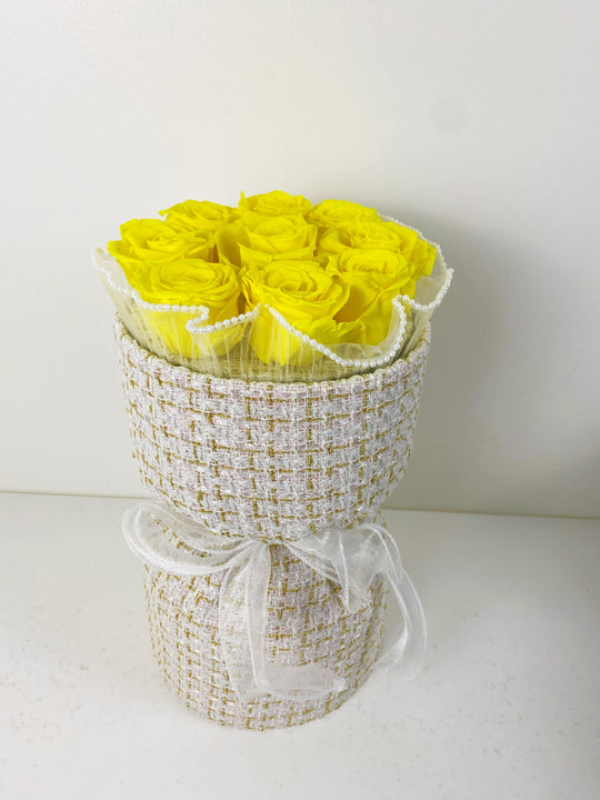 
                  
                    Everlasting Rose Bunch 9 stems
                  
                