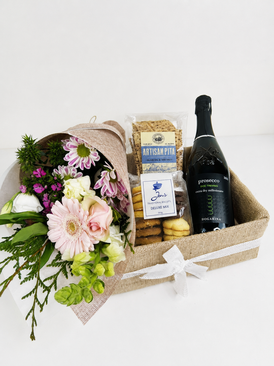 
                  
                    Premium Biscuits & Wine Gift Box
                  
                
