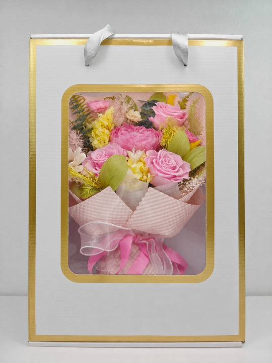 
                  
                    Everlasting Peony Rose Bouquet Gift Box
                  
                