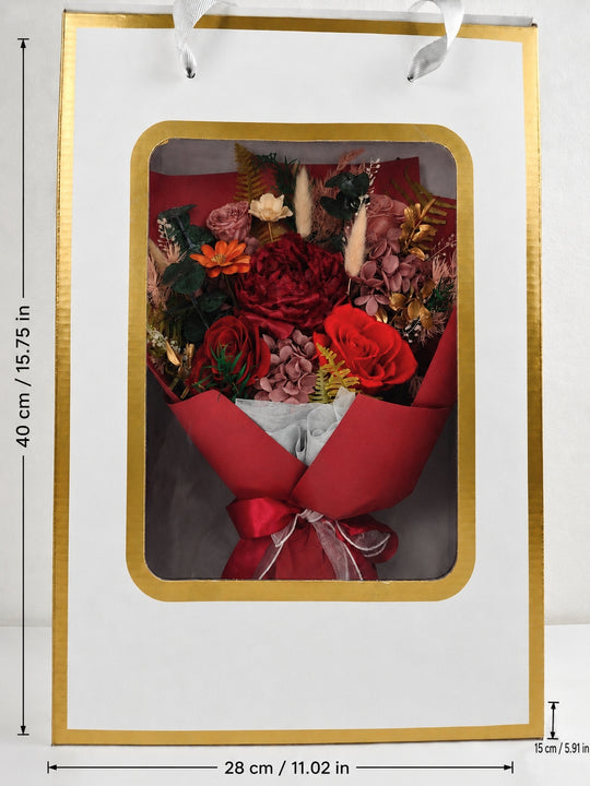
                  
                    Everlasting Peony Rose Bouquet Gift Box
                  
                
