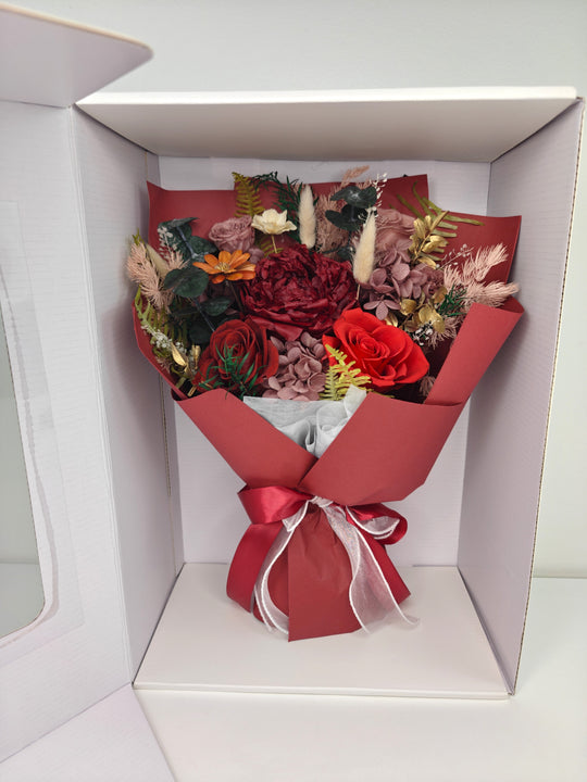 
                  
                    Everlasting Peony Rose Bouquet Gift Box
                  
                