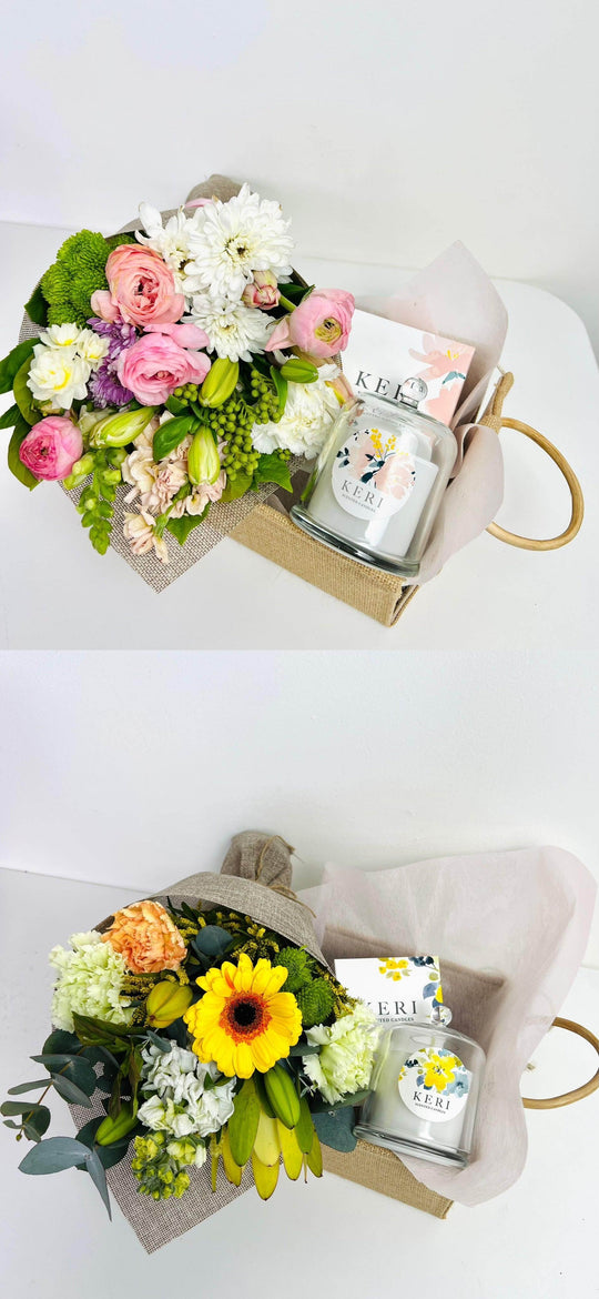 Keri Scented Candle Gift Box shot by The Little Market Bunch in Melbourne.