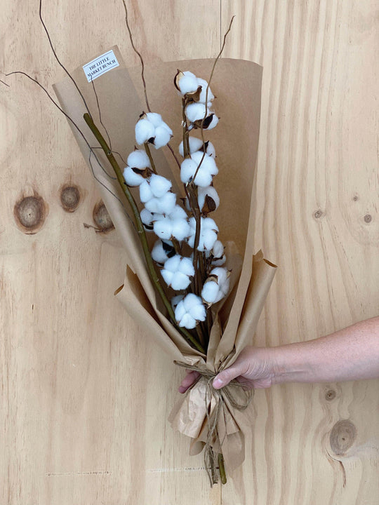 Breeze Cotton Bouquet shot by The Little Market Bunch in Melbourne.