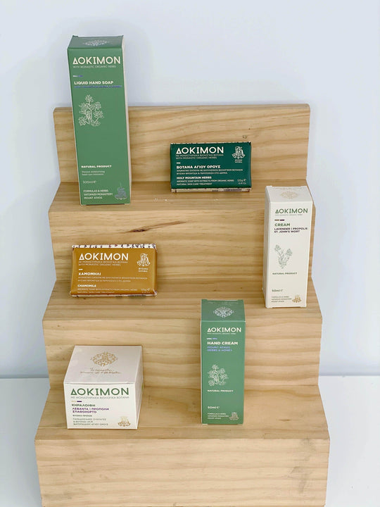 Dokimon Natural Beauty Products shot by The Little Market Bunch in Melbourne.