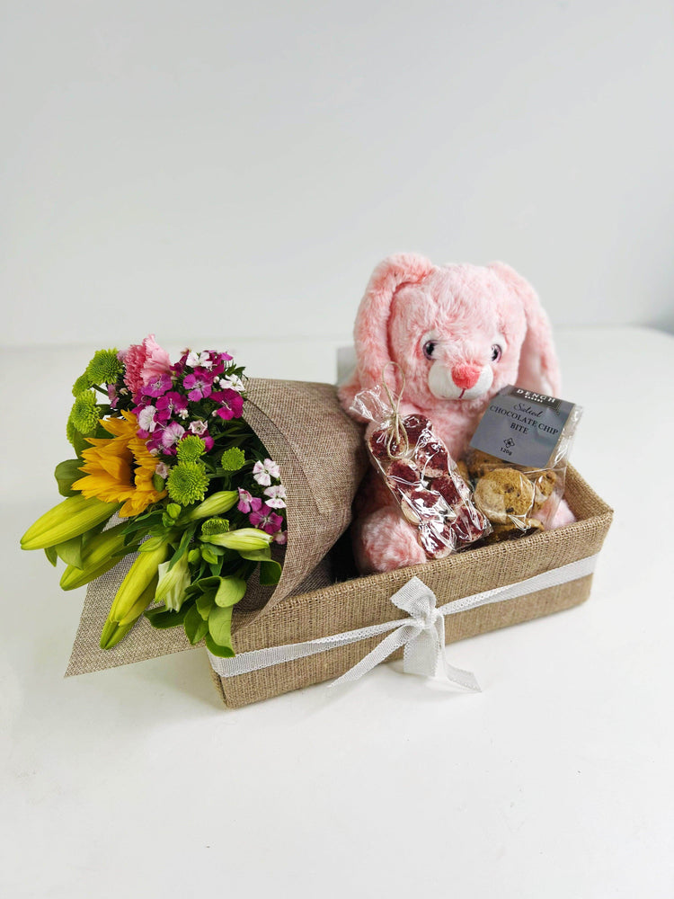 Easter Bunny Gift Box shot by The Little Market Bunch in Melbourne.