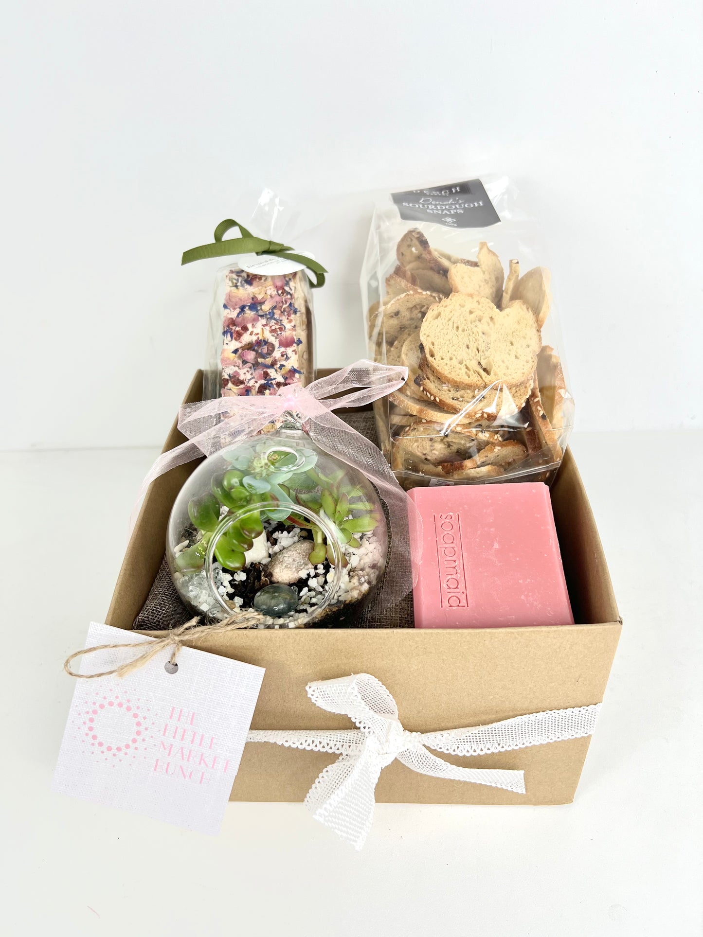 Hanging Bowl Nougat Gift Box shot by The Little Market Bunch in Melbourne.