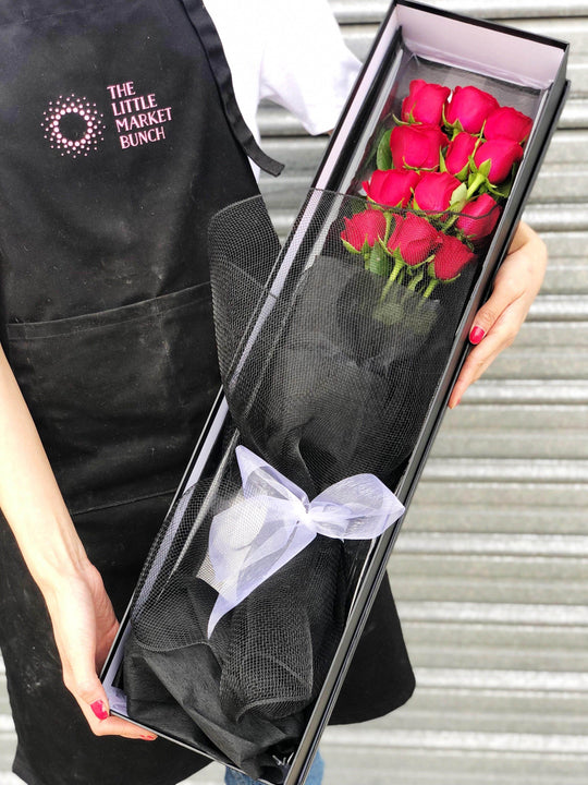 Long Rose Box shot by The Little Market Bunch in Melbourne.