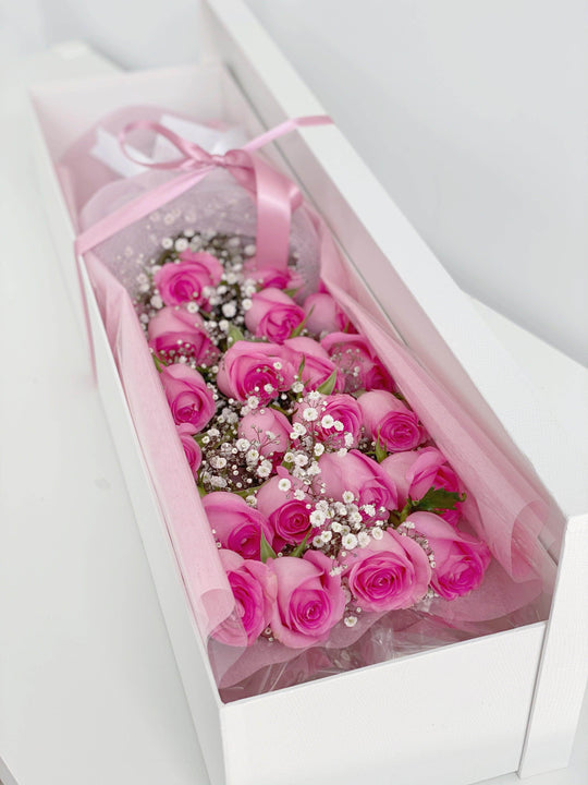 Long Rose Box shot by The Little Market Bunch in Melbourne.