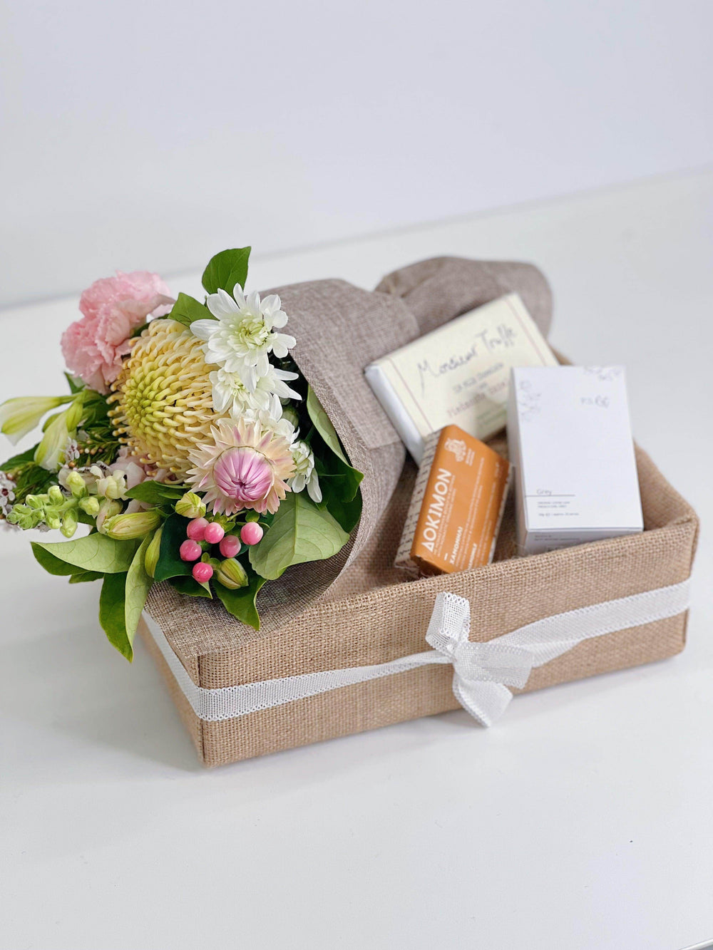 Organic Gift Box shot by The Little Market Bunch in Melbourne.