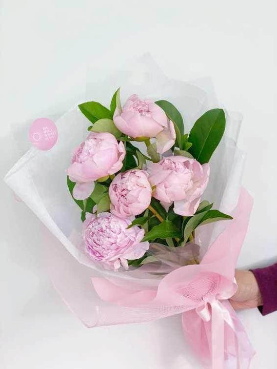 Peony Bouquet shot by The Little Market Bunch in Melbourne.