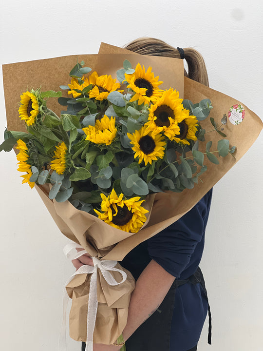 
                  
                    Sunflower Bouquet shot by The Little Market Bunch in Melbourne.
                  
                