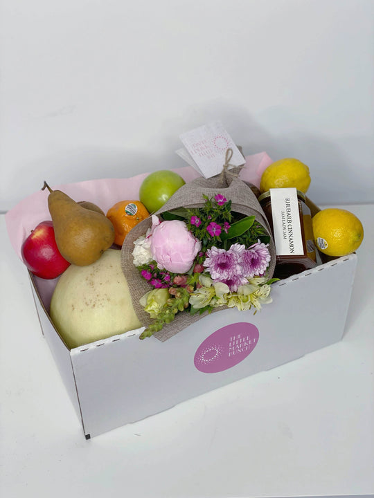 
                  
                    The Little Fruit pack & Flowers & Jam Lady shot by The Little Market Bunch in Melbourne.
                  
                