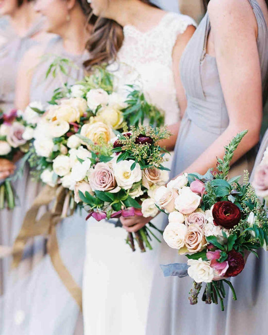 Wedding Bridesmaids Bouquet shot by The Little Market Bunch in Melbourne.