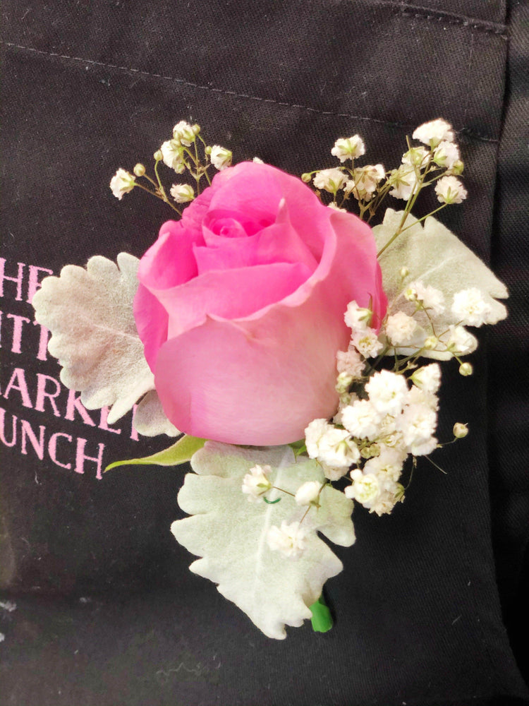 Wedding Buttonhole shot by The Little Market Bunch in Melbourne.