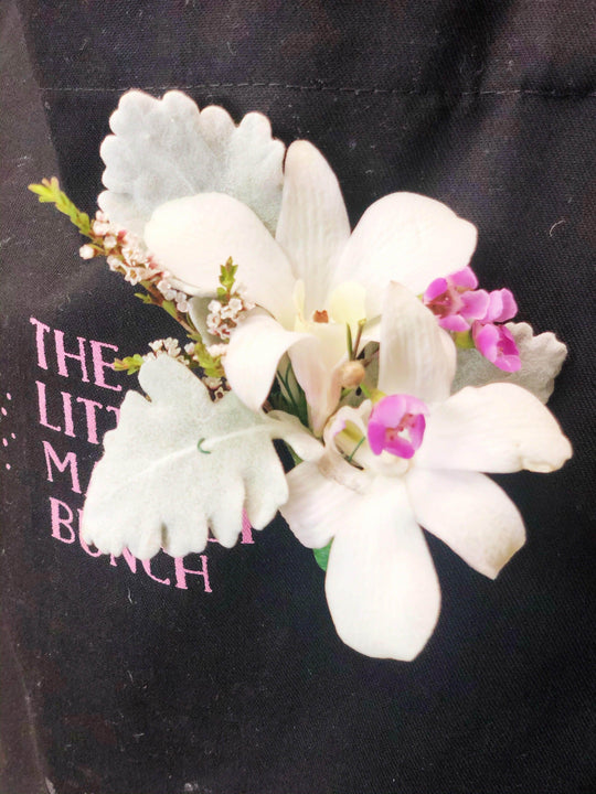 
                  
                    Wedding Buttonhole shot by The Little Market Bunch in Melbourne.
                  
                