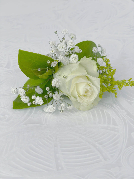 
                  
                    Wedding Buttonhole shot by The Little Market Bunch in Melbourne.
                  
                