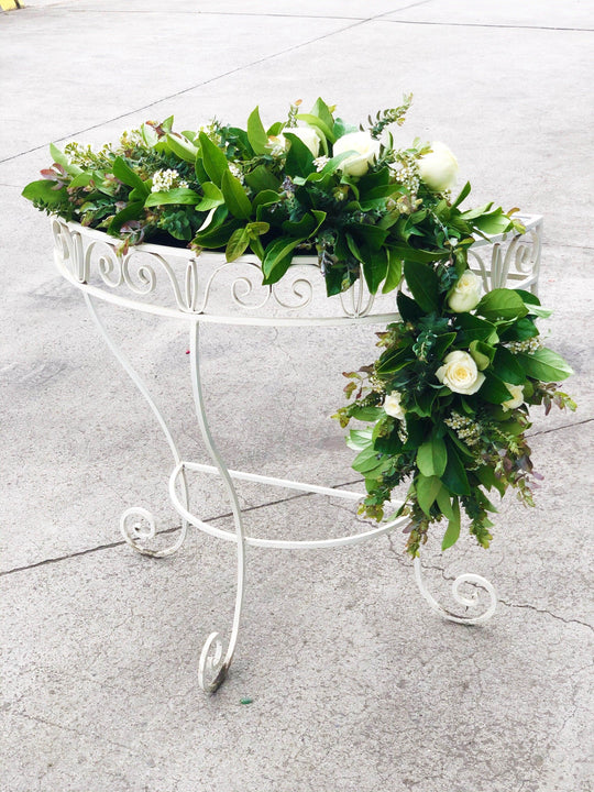 Wedding Lectern Flower shot by The Little Market Bunch in Melbourne.